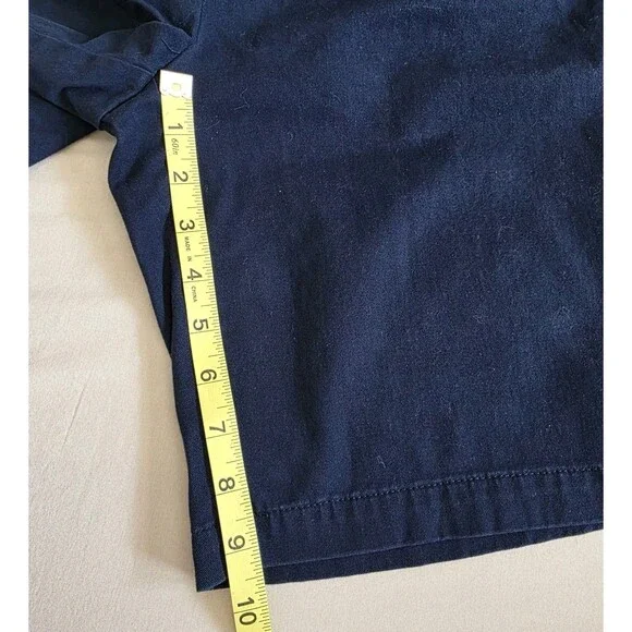 Jones New York Women's Shorts Size 8P Stretch, Navy, Hook, Eye & Button Closure - Picture 6 of 10